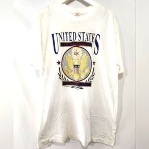 Vtg 1995 F&M Expressions United States Washington DC Single Stitch T-Shirt sz L
